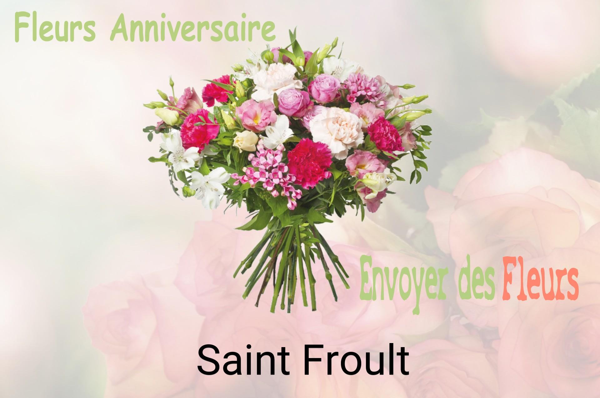 Bouquet de fleurs d’anniversaire livré à Saint-Froult