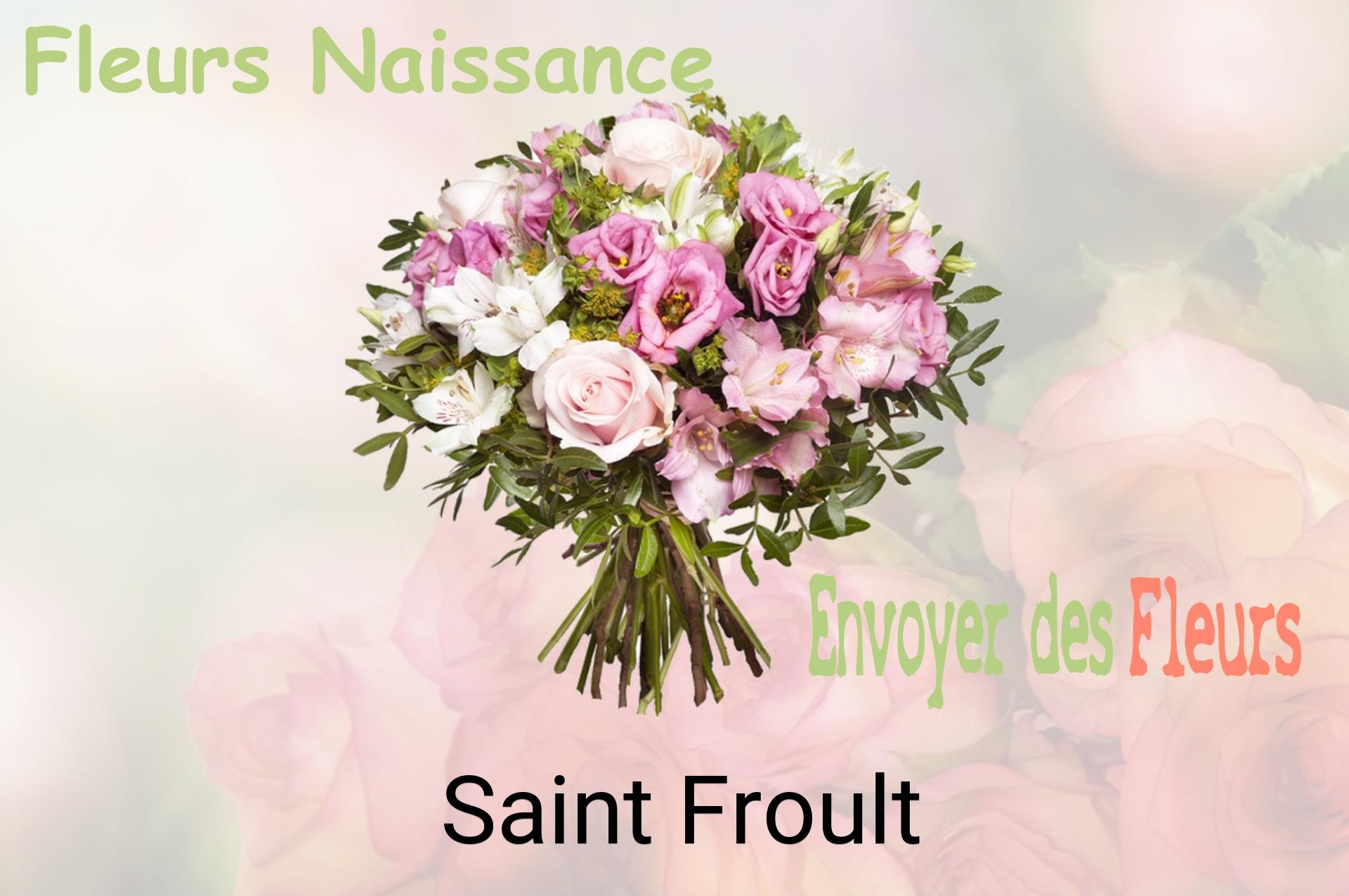 Bouquet de fleurs de naissance livré à Saint-Froult